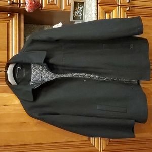 Calvin Klein Men's Wool Blend Black Jacket
